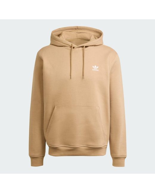 Sudadera Con Capucha Trefoil Essentials Adidas Originals de hombre de color Natural