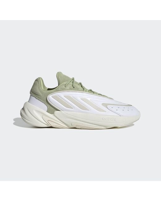 Adidas White Ozelia Shoes for men