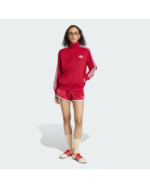 Adidas Red Firebird Track Top Loose