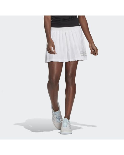 Jupe Club Tennis Pleated Synthétique adidas en coloris Blanc - Lyst
