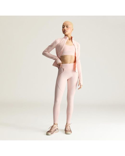 Adidas Pink By Stella Mccartney Training Midlayer Jacket