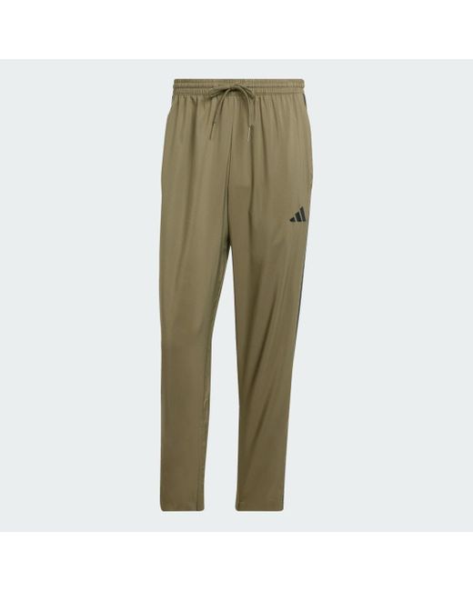 Adidas Laufshorts ESSENTIALS 3-STREIFEN STANFORD OPEN HEM HOSE in Green für Herren