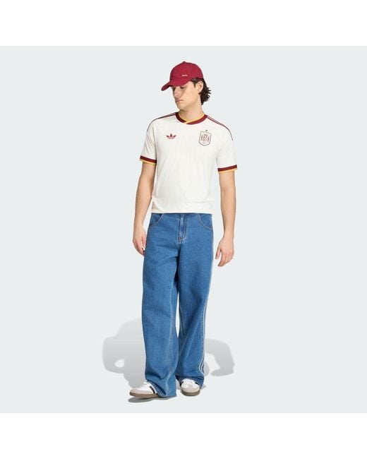 Adidas White Spain 26 Away Jersey for men