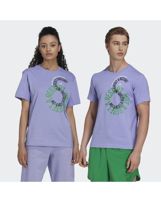 Adidas Blue By Stella Mccartney T-shirt (gender Neutral)