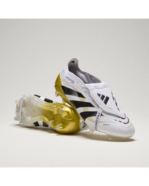 Adidas Metallic Predator Elite Fold-Over Tongue Firm Ground Boots