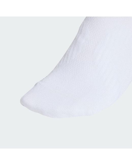 Adidas White Running Message Crew Socks