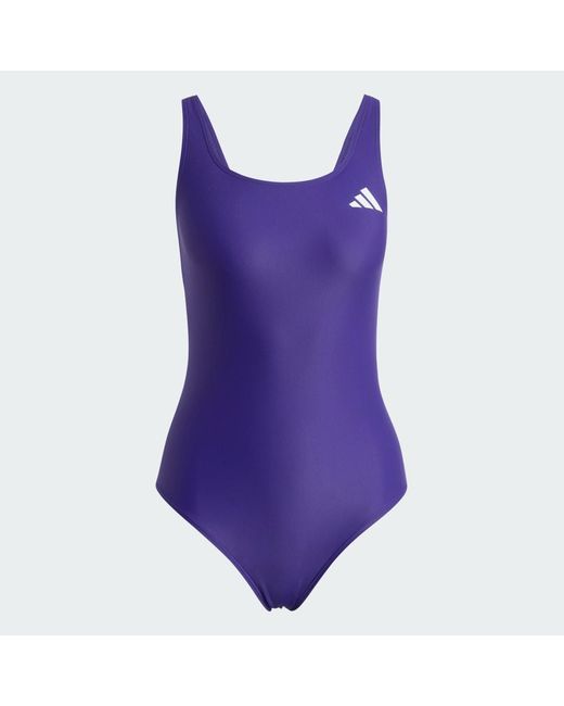 Adidas Purple V-Back Swimsuit