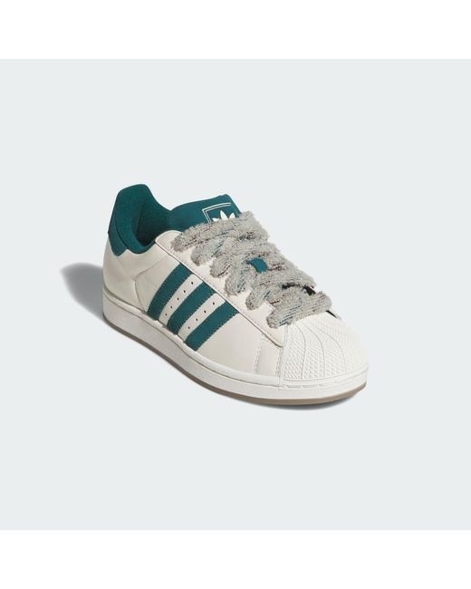Adidas Blue Superstar Ii Shoes