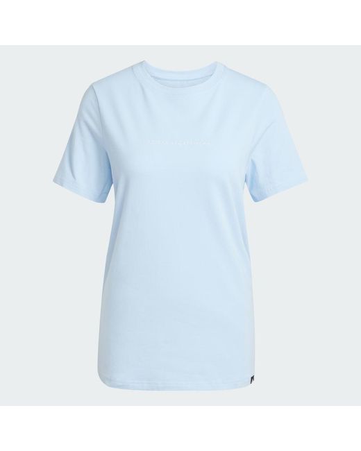 Adidas Blue Codes Doodle Camp Graphic T-Shirt