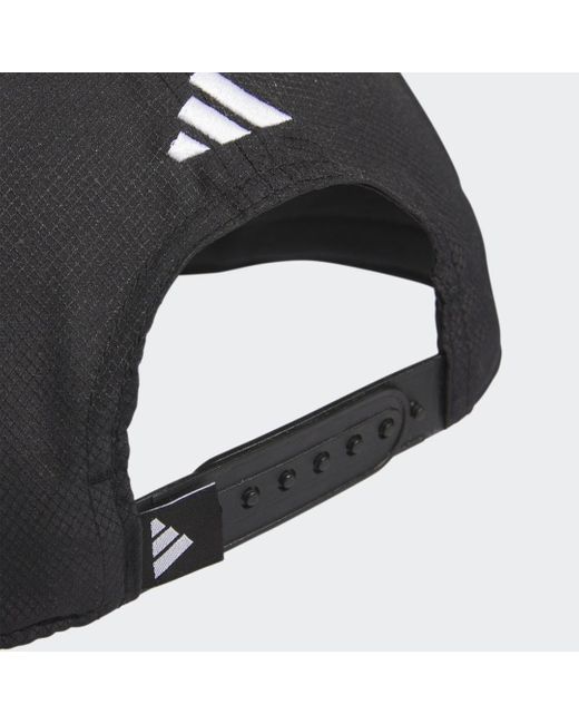 Adidas Black 3-stripes Tour Golf Hat for men