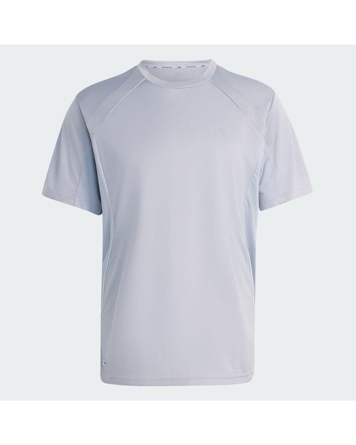 Adidas Blue Tech Apparel T-Shirt for men