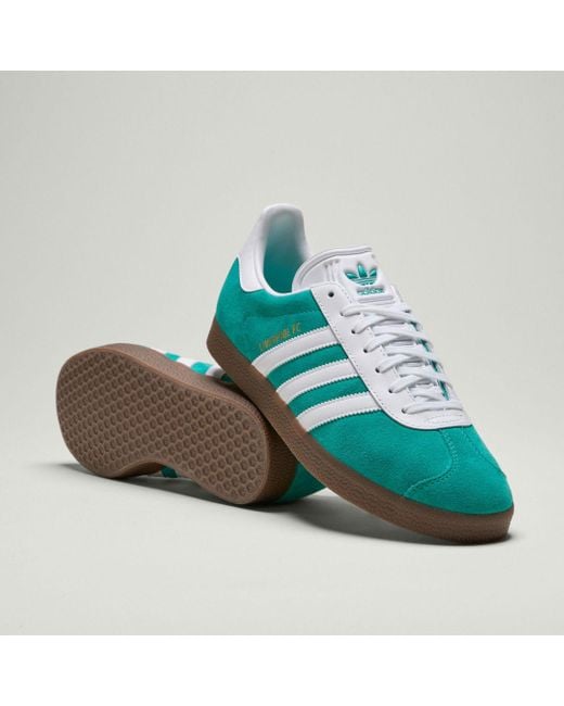 adidas gazelle silver green womens Adidas Gazelle Green/White