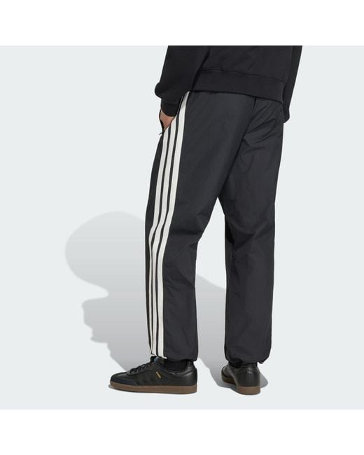 Adidas Black Cutline Track Tracksuit Bottoms for men