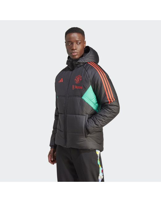 Veste d'hiver Manchester United Condivo 23 adidas pour homme en coloris  Noir | Lyst