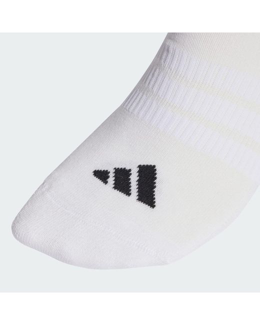 Adidas Originals White Cushioned Essentials Low Cut Socks 3 Pair Pack