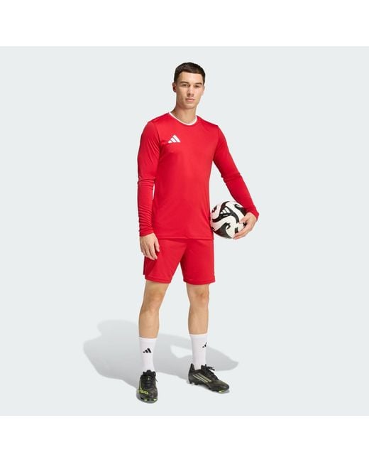 Adidas Red Entrada26 Long Sleeve Jersey for men