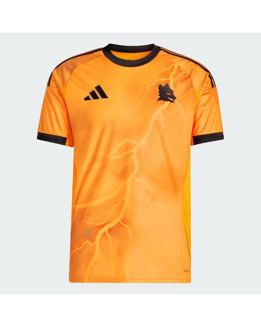Adidas Orange As Roma 25/26 Away Authentic Jersey for men
