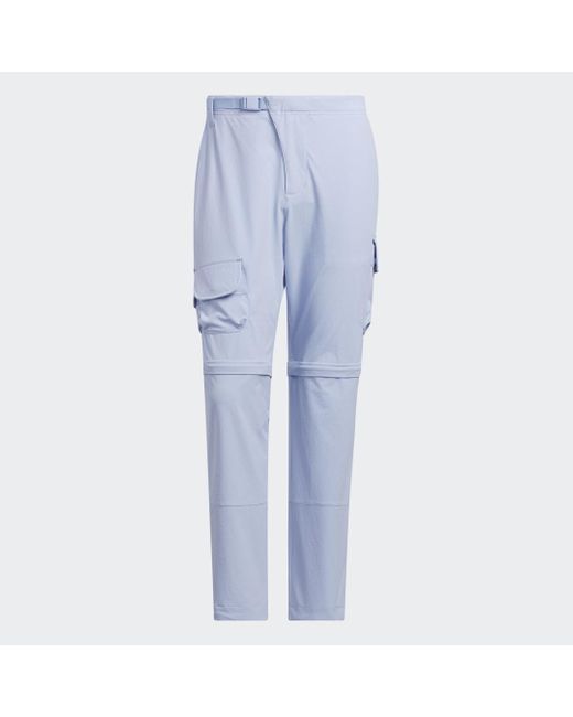 Pantaloni da golf adicross Zip-Off di Adidas in Blue da Uomo