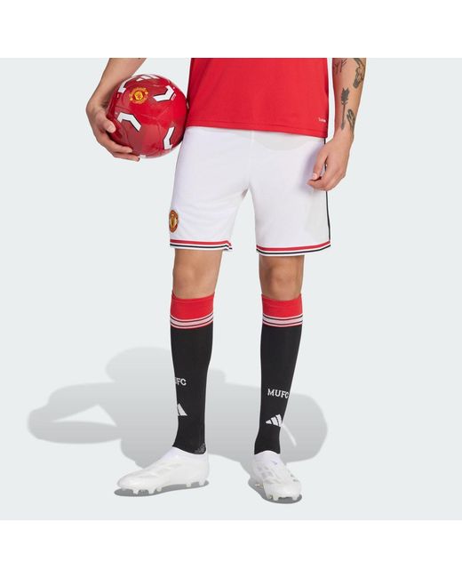Adidas Red Manchester United 26/27 Home Shorts for men