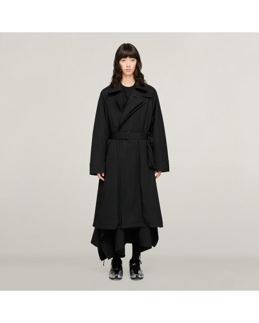 Adidas Black Y-3 Spun Nylon Coat