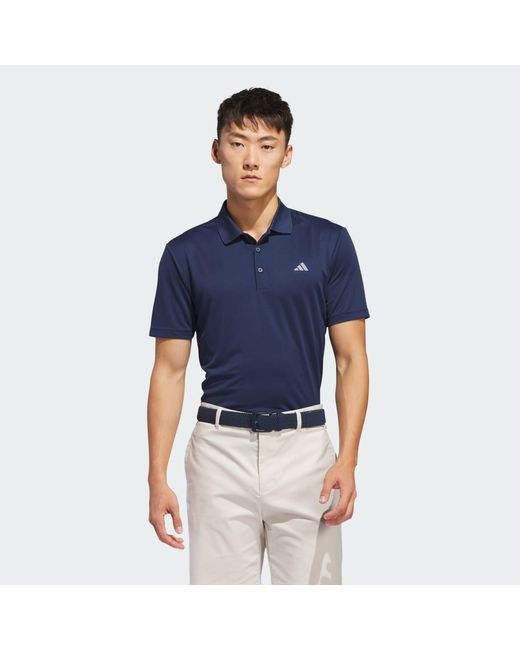 Adidas Blue Adi Performance Polo Shirt for men