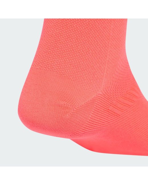 Adidas Red Running Message Crew Sock