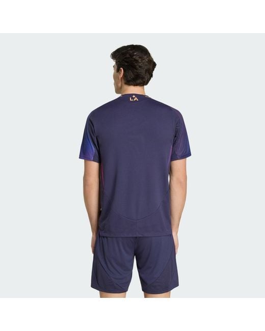 Adidas Blue La Galaxy 25/26 Away Authentic Jersey for men