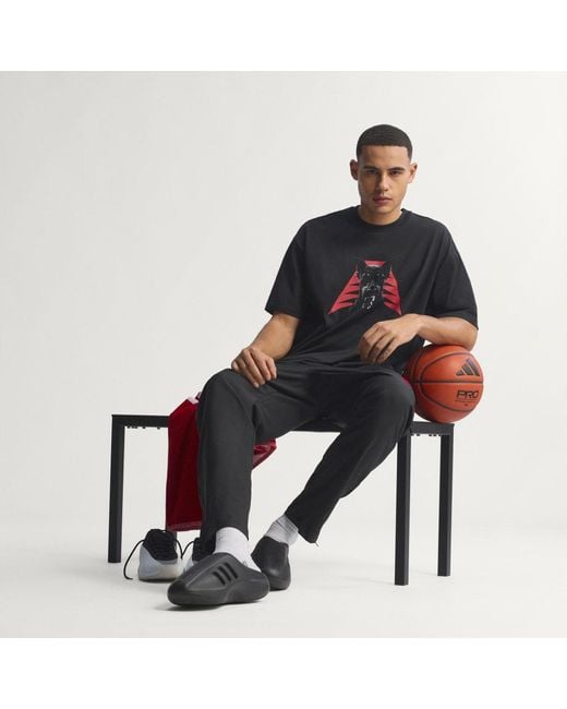 Adidas Blue Anthony Edwards Dawg Tee for men