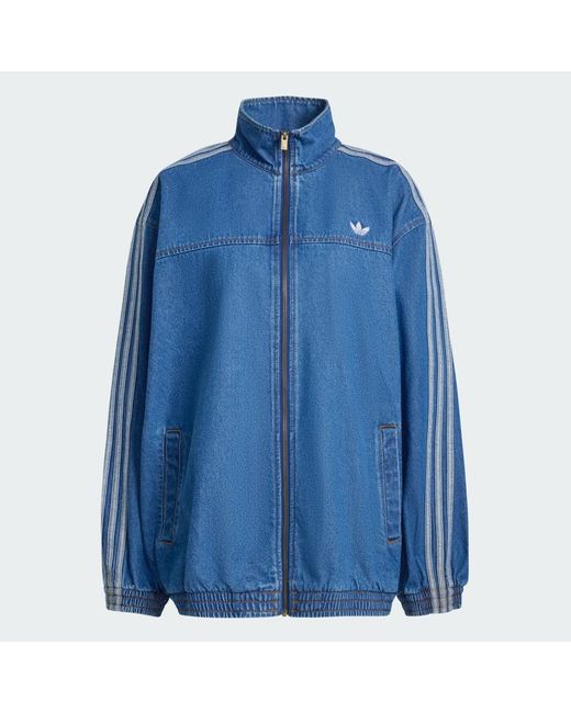 Adidas Blue Firebird Adilenium Track Top Denim