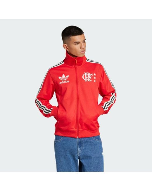 Adidas Red Cr Flamengo '81 Track Top for men