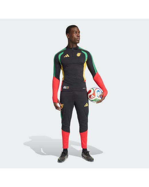 Adidas Red Jamaica 26 X Bob Marley Tiro Training Trousers for men