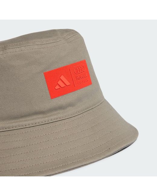 Adidas Gray Audi Revolut F1 Team Elevated Bucket Hat