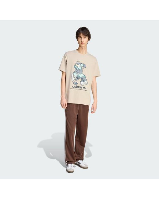 Adidas Natural Hockey Bear Graphic T-Shirt for men