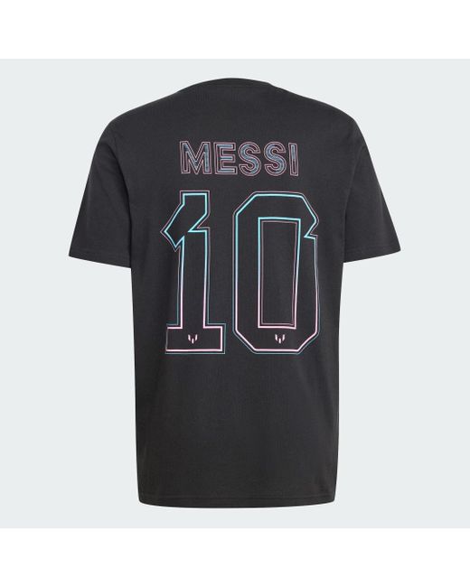 Adidas Black Messi Tee for men