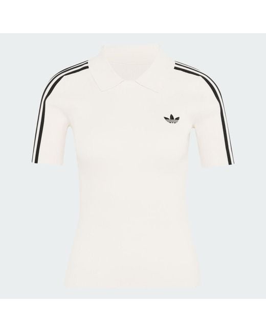 Adidas White Tech Rib Cali Tee