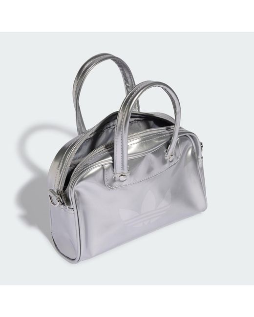 Adidas Gray Adicolor Mini Bowling Bag