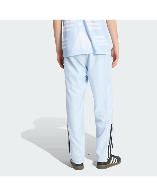Adidas Blue Half Stripes Track Pants for men