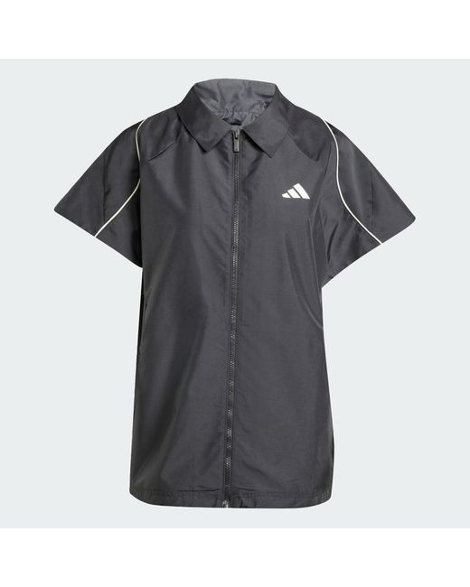 Adidas Black Stadium Cover Up Shirt