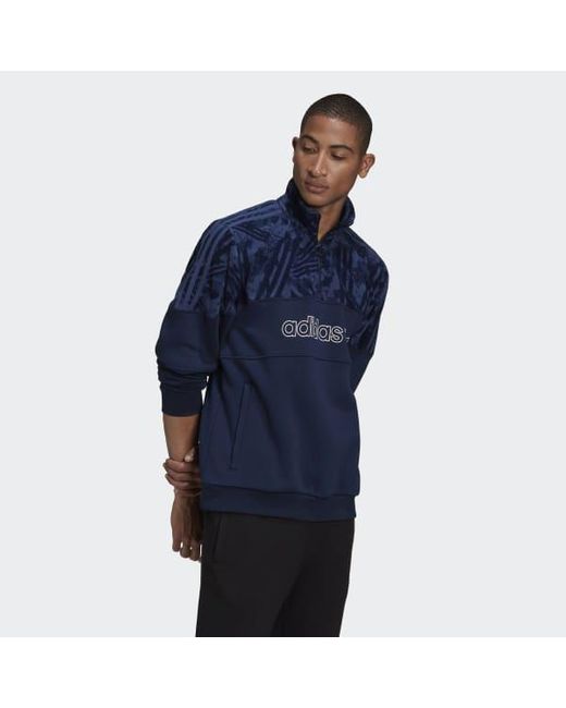 adidas quarter zip top
