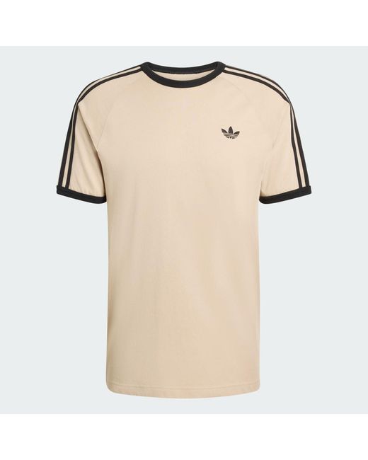 Adidas Natural 3-Stripes T-Shirt for men