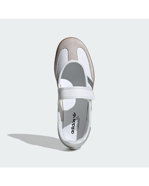 Adidas White Samba Jane
