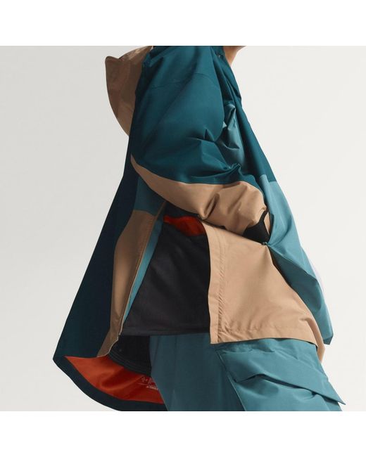 Adidas Blue Terrex Xploric 2 Layer Lined Climaproof Anorak for men