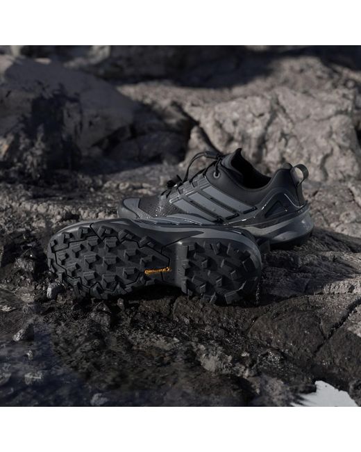 Adidas Black Terrex Skychaser Gore-Tex Hiking Shoes