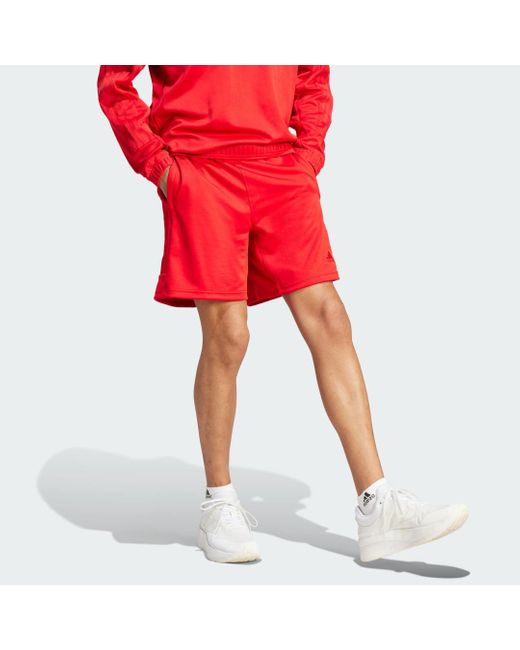 Adidas Red Tiro Shorts for men