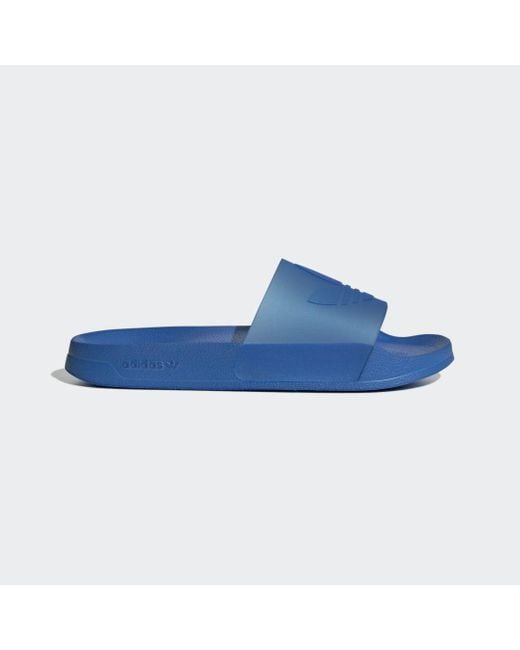 Adidas Blue Adilette Slides for men
