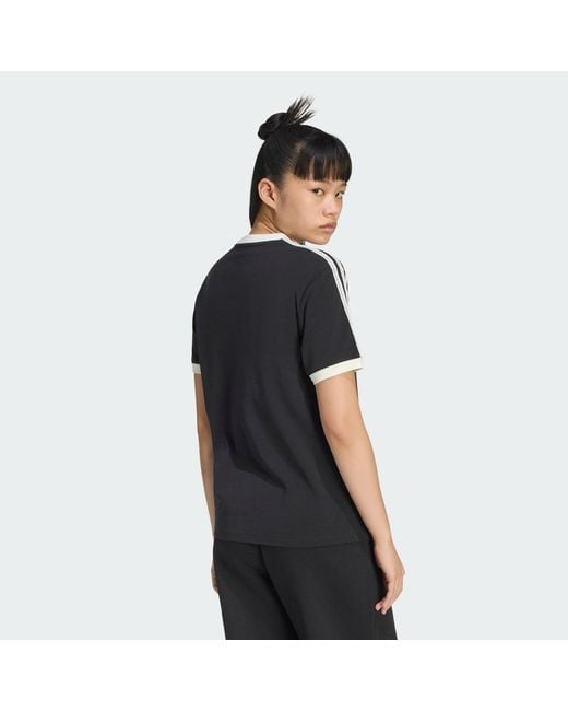 Adidas Originals Black Originals Summer Glow Advanced Three Stripes T-Shirt