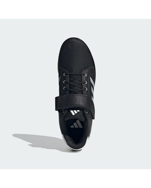 Adidas Blue Power Perfect 3 Weightlifting Shoes for men