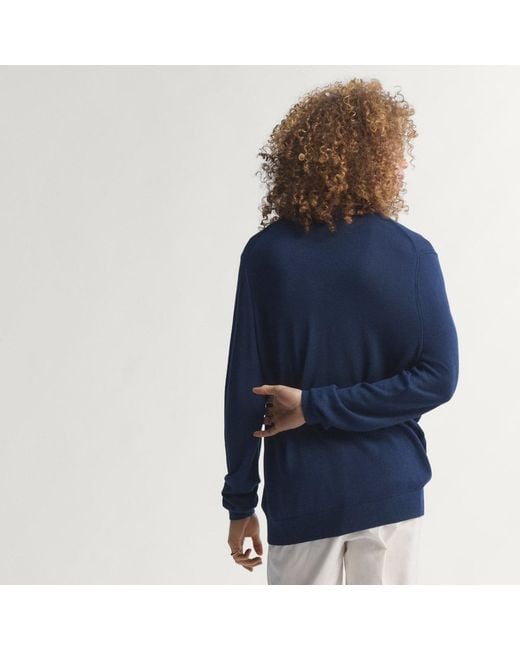 Adidas Blue Originals Cashmere Blend Sweatshirt for men