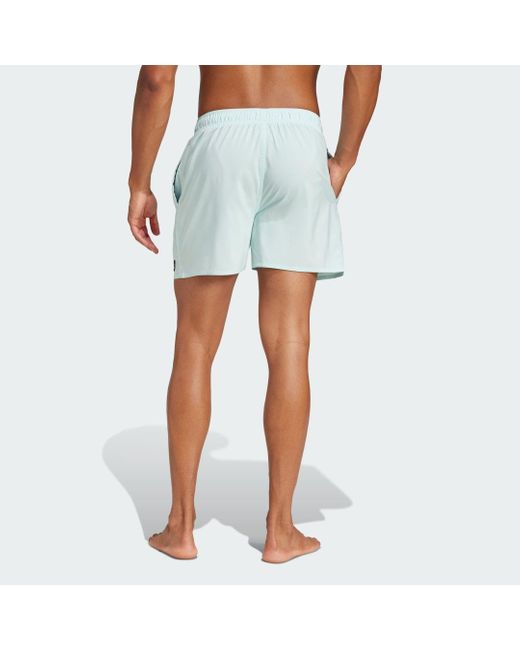 Short Da Nuoto Solid Clx Short-Length di Adidas in Blue da Uomo