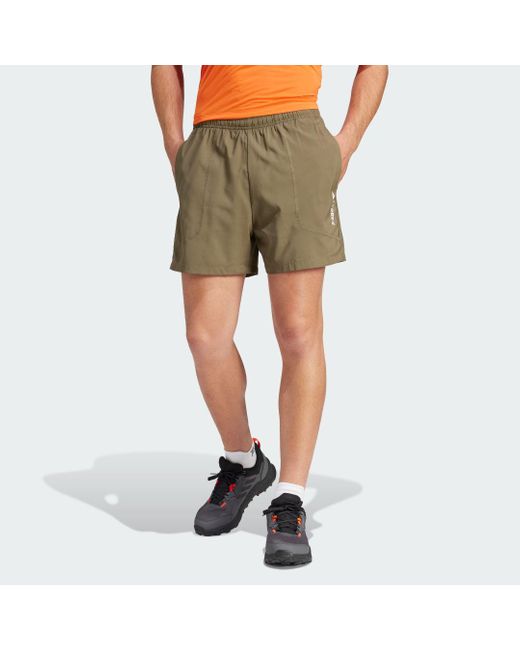 Adidas Green Terrex Multi Shorts for men